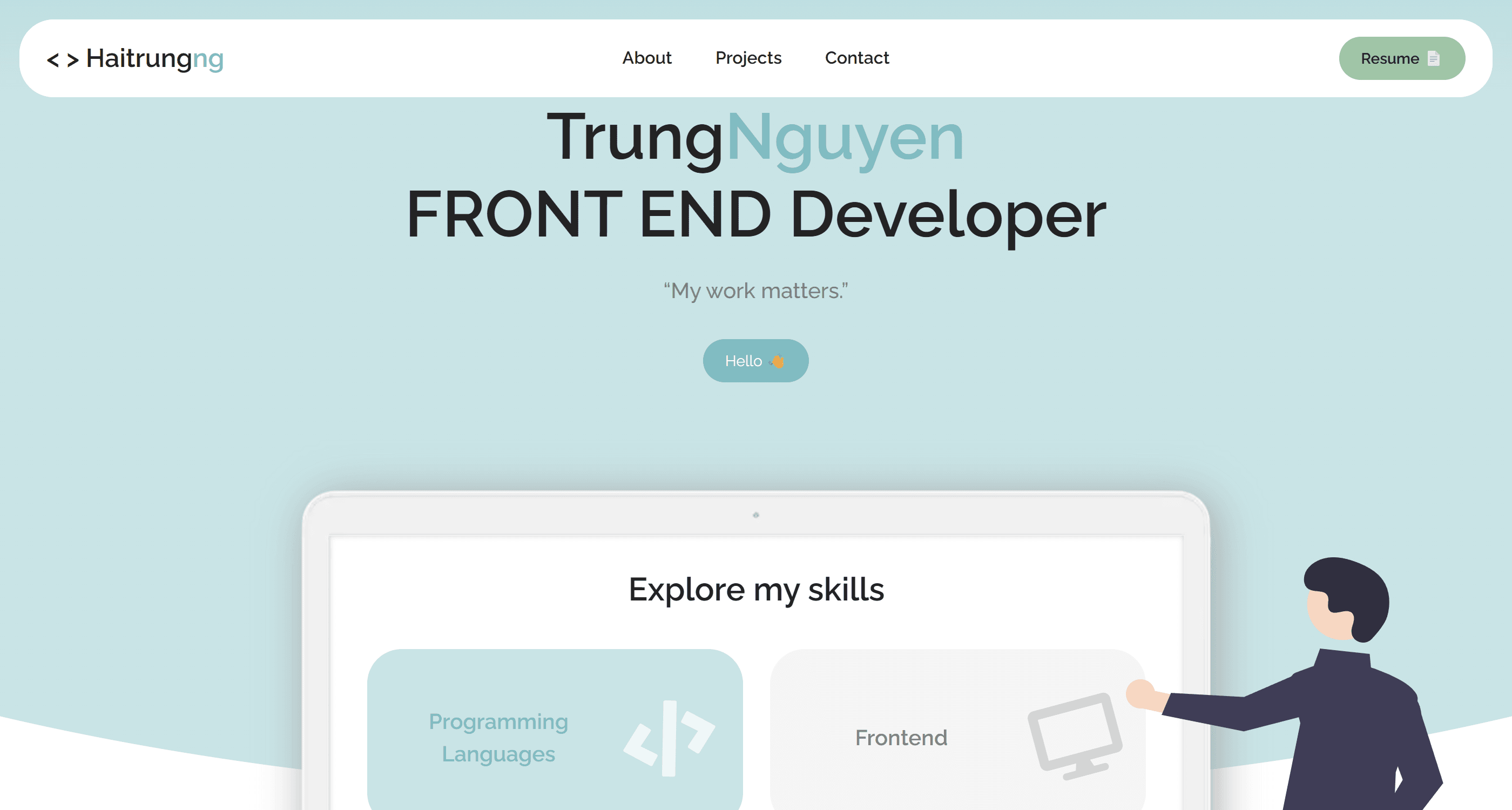 My Portfolio - Version 1