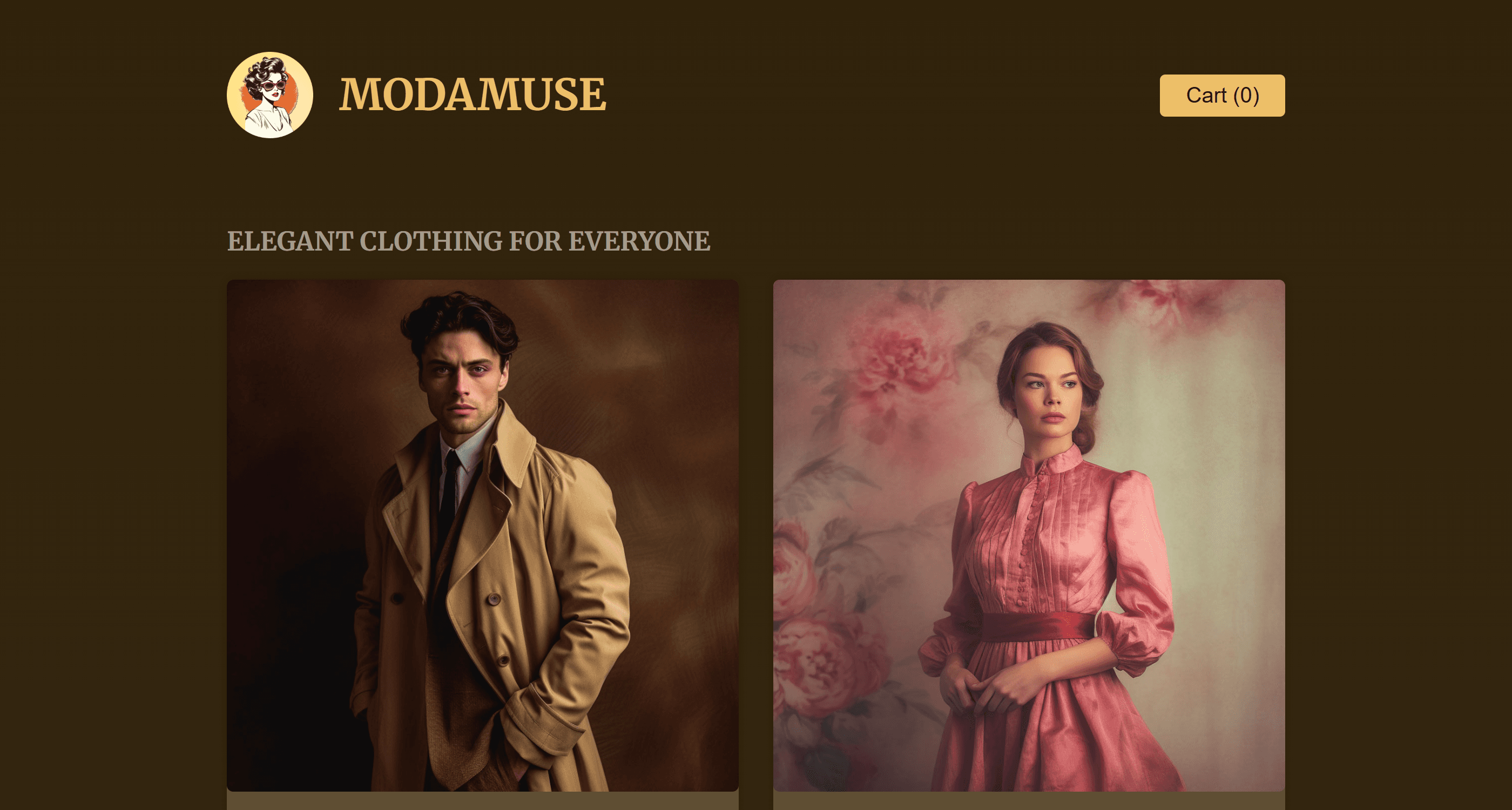 ModaMuse - Shopping WebApp